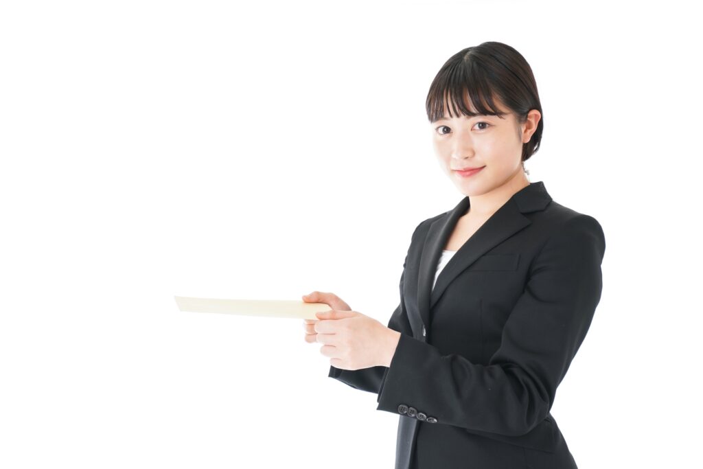 書類提出のイメージ