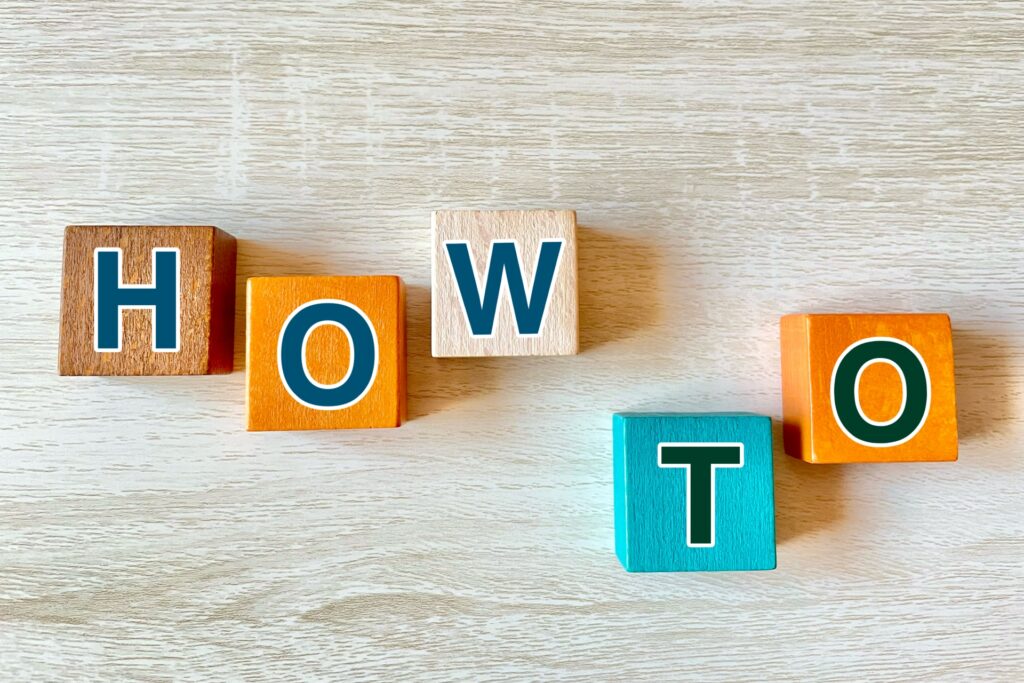 How toのイメージ