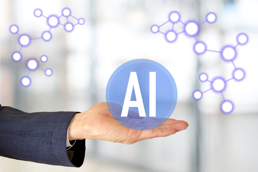 ビジネスマンとAI